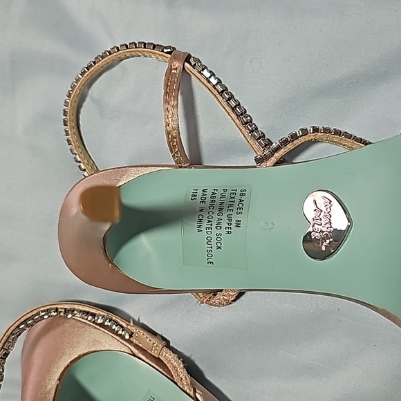 Betsy Johnson Rhinestone Heels  Size 8 - Picture 5 of 9